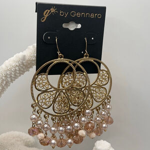 Gennaro Boho Filigree Hold Dangle Earrings